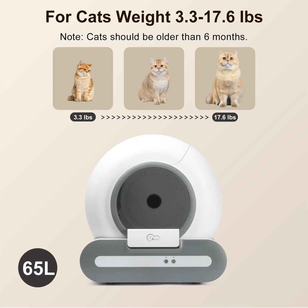 ZeliPet™ SmartCare Self-Cleaning Litter Box