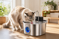 The ZeliPet™ Wireless Stainless Steel Smart Fountain