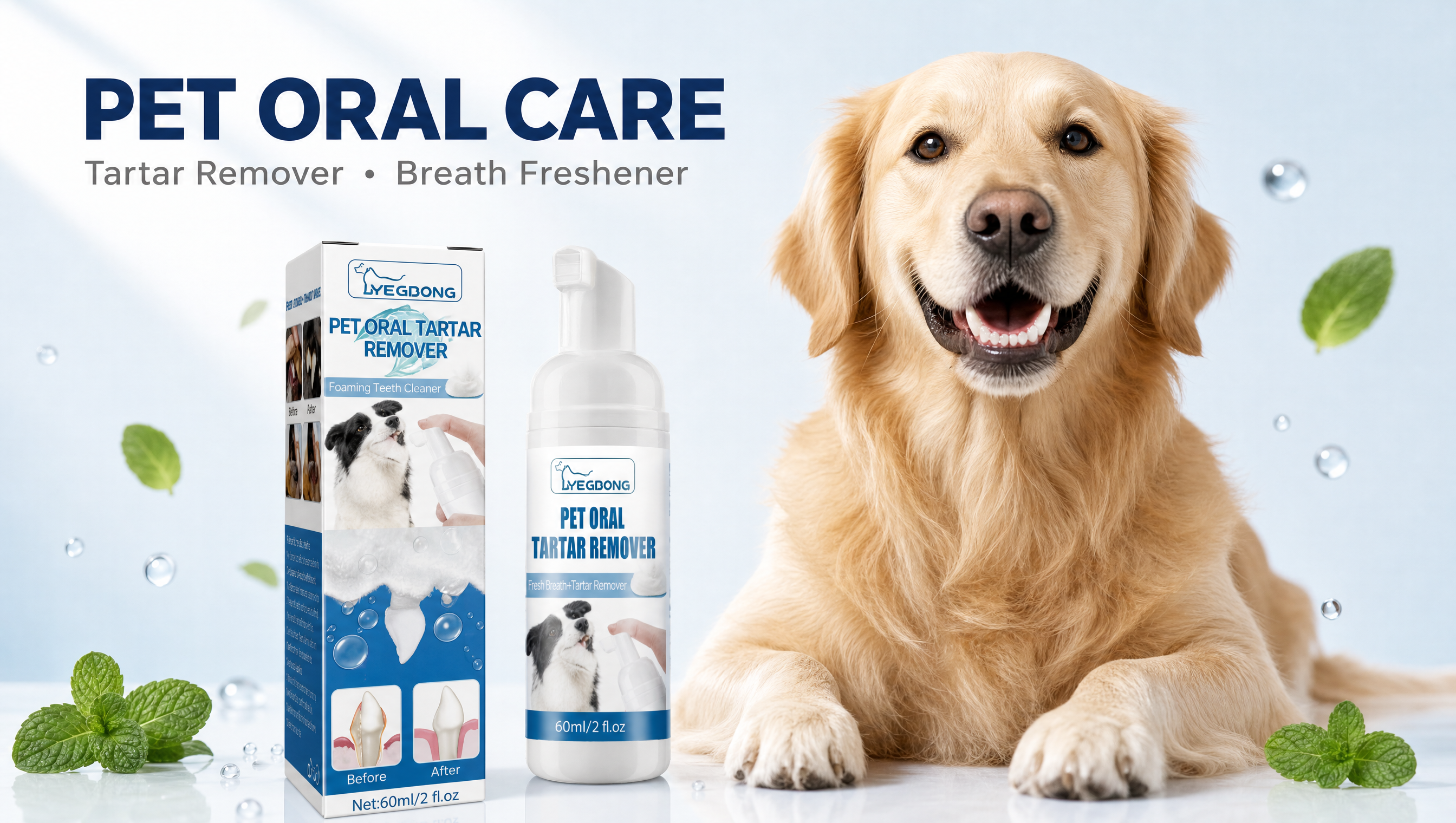 No More Stinky Dog Breath: ZeliPet™ Natural Tartar & Plaque Remover FoamSave thousands on vet dental bills.